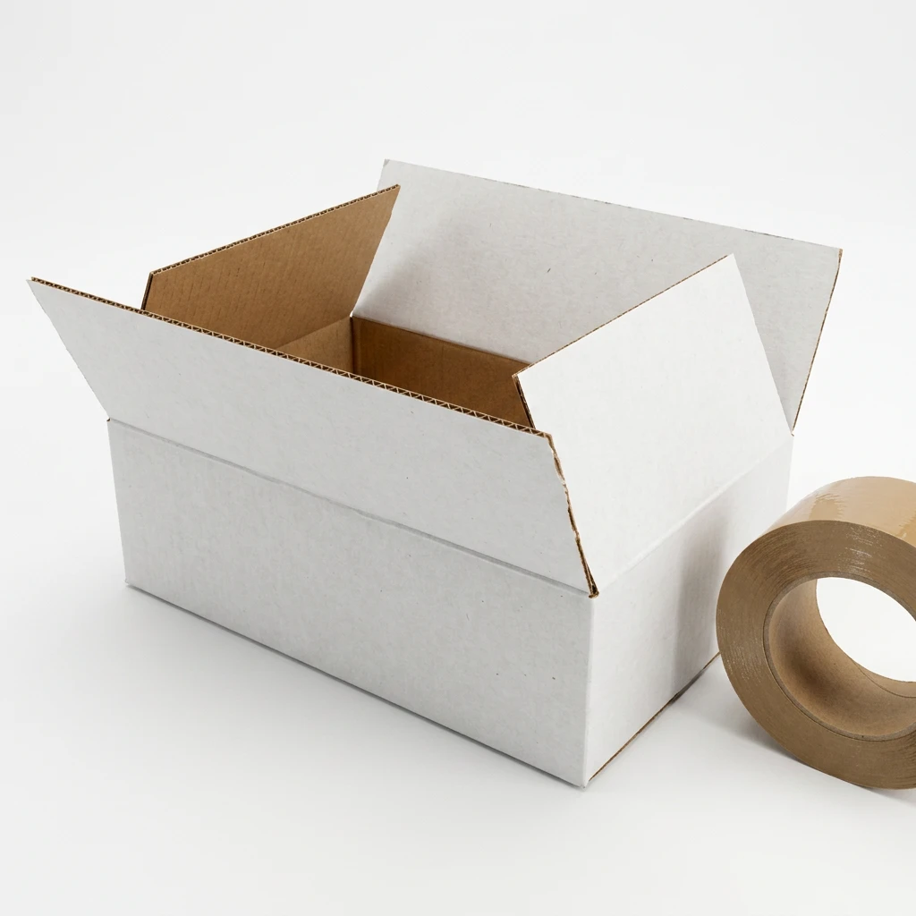 Caisse Carton 30x20x10 cm Blanc